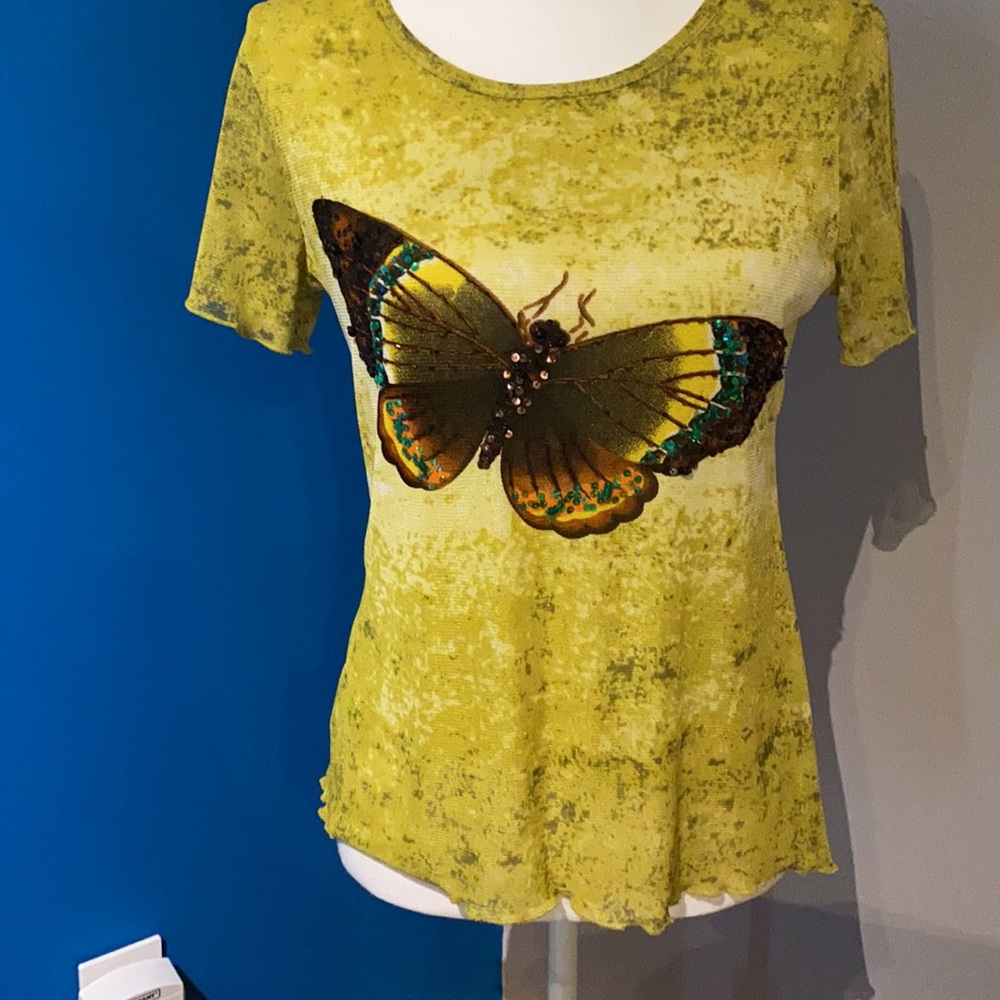 Fun and flirty blouse - with a few sequin touches